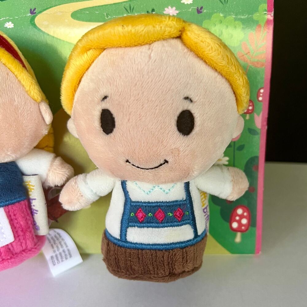 Hansel Gretel Itty Bittys Hallmark‎ Plush Set 2 Plush Stuffed Toys NEW - Picture 2 of 5